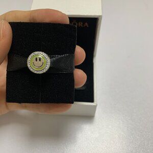 Pandora Smile Charm, Speechless, resignedly, “He He”